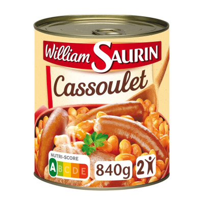 840 g cassoulet William Saurin