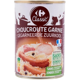 400g choucroute garnie  Carrefour Classic