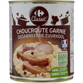 800g choucroute garnie Carrefour Classic