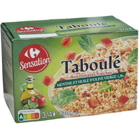 730g taboulé menthe   Carrefour Sensation