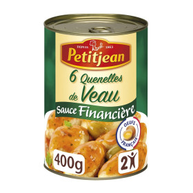 400g quenelle veau sauce  financière   Petitjean
