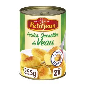 255g  quenelle veau au naturel   Petitjean