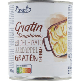 850g gratin dauphinois Simpl 850g gratin dauphinois Simpl