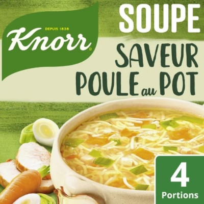 1L soupe déshydraté poule au pot  Knorr