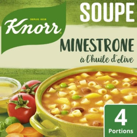 1L soupe déshydraté minestrone huile d'olive  Knorr