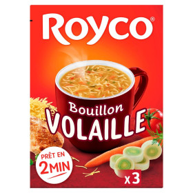 3 sachets bouillon volaille vermicelle Royco