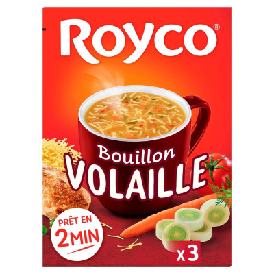 3 sachets bouillon volaille vermicelle Royco