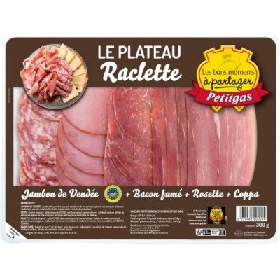 Plateau de charcuterie pour raclette 300g