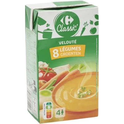 1L velouté 8 légumes Carrefour