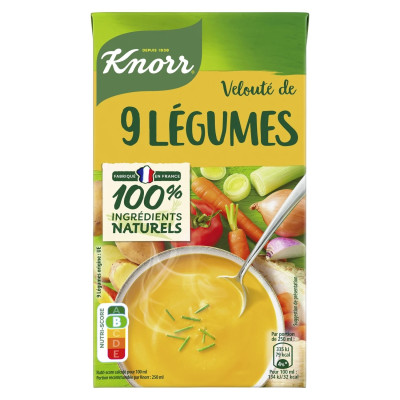 1L velouté  9 légumes  Knorr