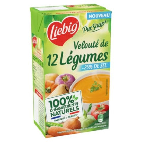 1L velouté 12 légumes -25% de sel  Liebig