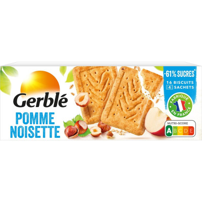 230g biscuit pomme noisette Gerblé