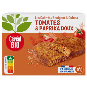 200g Galettes quinoa tomates Céréales Bio