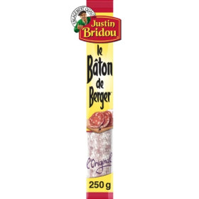 Justin Bridou bâton berger nature 250g