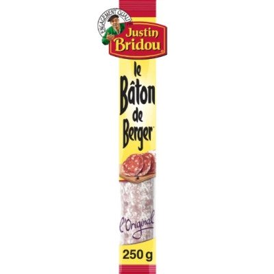 Justin Bridou bâton berger nature 250g