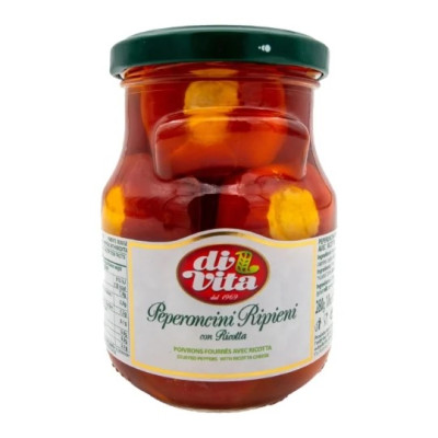 280g peperoncini fourré ricotta - di Vita