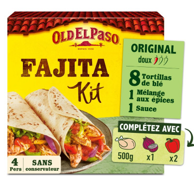 500g kit fajitas original Old El Paso