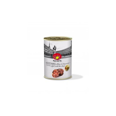 120g olive farci piquant  chorizo Plaza del sol