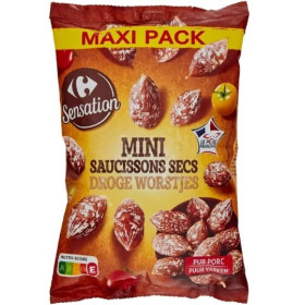 Mini Saucissons nature Carrefour sensation 200g