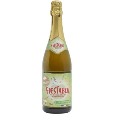 75cl Jus de pomme pétillant Carrefour Sensation