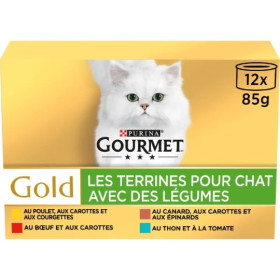 12x 85g assortiment terrine gold  - chat- Purina Gourmet