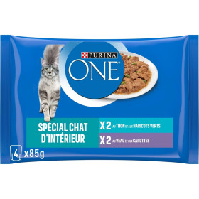 4x 85g  One spécial chat d'intérieur  - chat- Purina