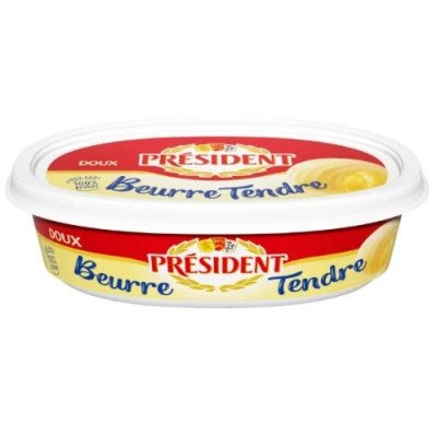 Beurrier tendre doux 125g Président