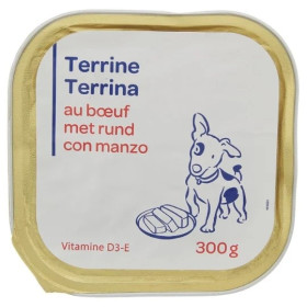 300g barquette terrine boeuf  - chien- Simpl 300g barquette terrine boeuf  - chien- Simpl