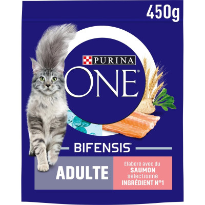 450g One croquette saumon adulte  - chat - Purina