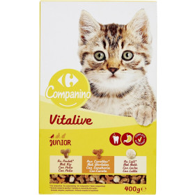 400g croquettes chatons poulet  - chat - Carrefour Campanino
