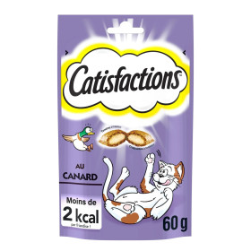 60g friandises Canard  Catisfactions  - chat -