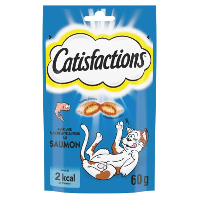 60g friandises Saumon Catisfactions  - chat -