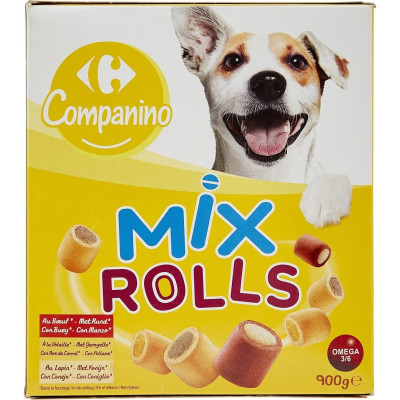 500g biscuits mix roll   - chien - Carrefour Campanino