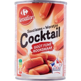220g saucisse cocktail nature Carrefour Sensation 220g saucisse cocktail nature Carrefour Sensation