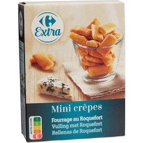65g mini crêpes au roquefort Carrefour Extra