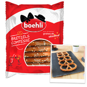 125g sachet  bretzels comtesse - Boehli