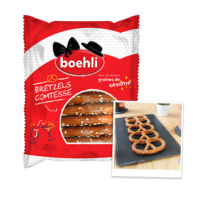 125g sachet  bretzels comtesse - Boehli