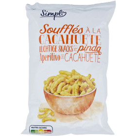 100g soufflé cacahuète Simpl 100g soufflé cacahuète Simpl