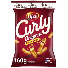 160g sachet Curly cacahuète - Vico