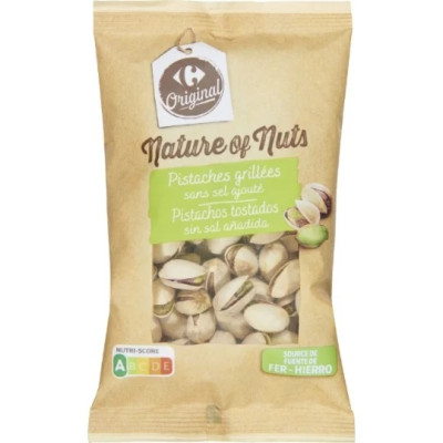 150g pistaches grillés  sans sel Carrefour Original