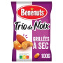 100g mélange trio de noix grillés grillés a sec -Benenuts