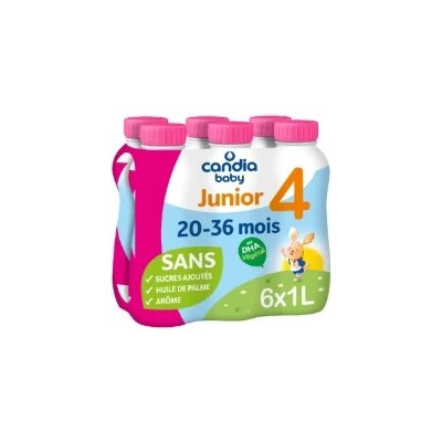 6x 1l Lait bébé junior 20 a 36 mois  - Candia