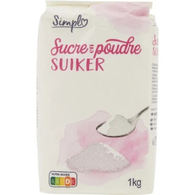 1kg sucre en poudre - Simpl 1kg sucre en poudre - Simpl
