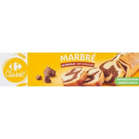 300g Gâteau Marbré  chocolat Carrefour Classic 300g Gâteau Marbré  chocolat Carrefour Classic