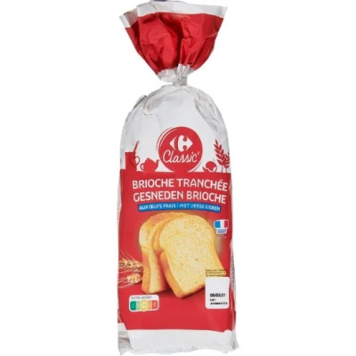 500g Brioche tranchée Carrefour Classic