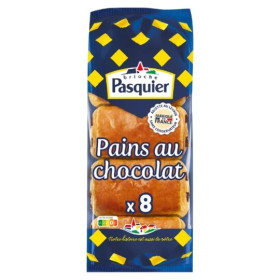 360g Pains au chocolat x8 Pasquier 360g Pains au chocolat x8 Pasquier