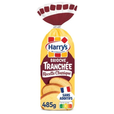 485g Brioche tranchée classique Harry's