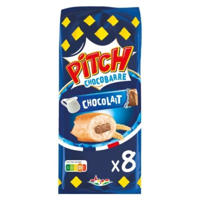 Pitch Brioche barre chocolatée x8