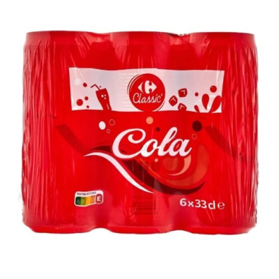 6x33cl  Cola regular Carrefour
