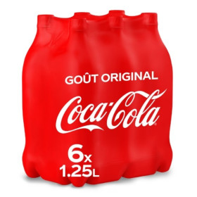 6x Coca Cola 1.25l